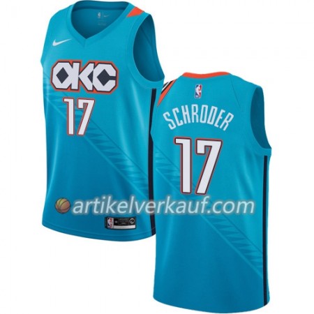 NBA Oklahoma City Thunder Trikot Steven Adams 17 2018-19 Nike City Edition Blau Swingman - Herren